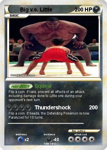 Pokemon Big v.s. Little