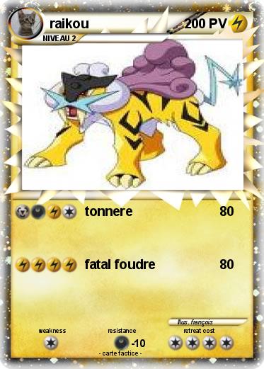 Pokemon raikou