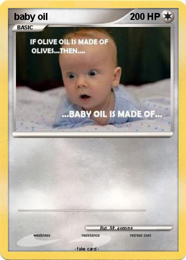 Pokemon baby oil