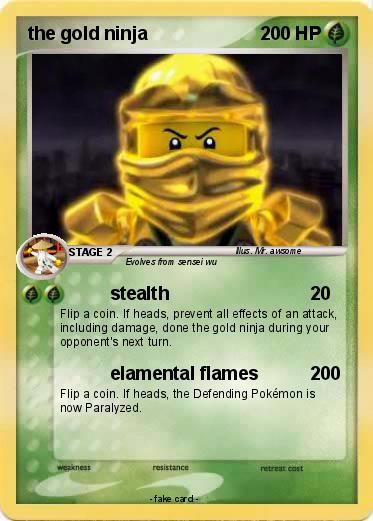 Pokemon the gold ninja