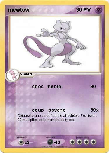 Pokemon mewtow