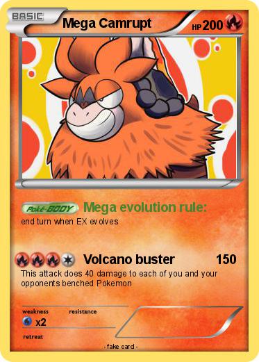 Pokemon Mega Camrupt