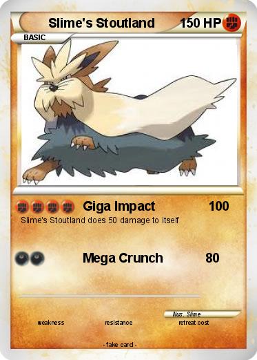 Pokemon Slime's Stoutland
