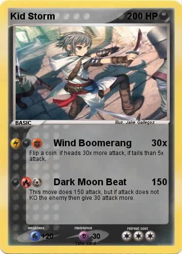 Pokemon Kid Storm