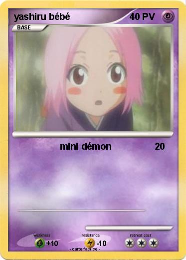 Pokemon yashiru bébé