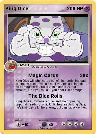 Pokemon King Dice