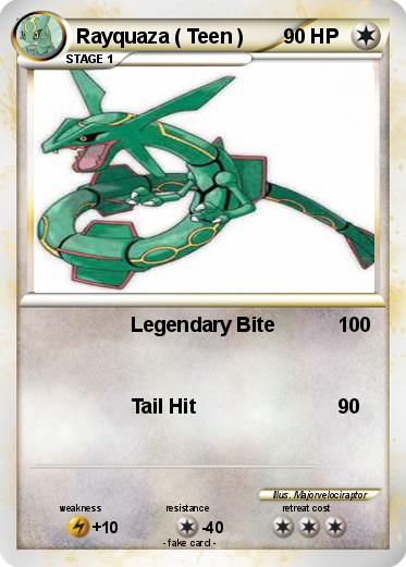 Pokemon Rayquaza ( Teen )
