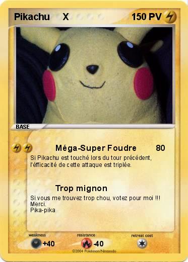 Pokemon Pikachu     X