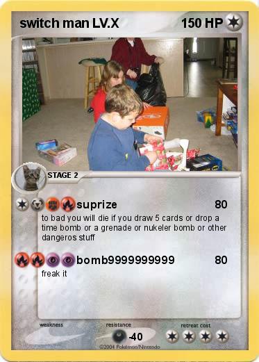 Pokemon switch man LV.X