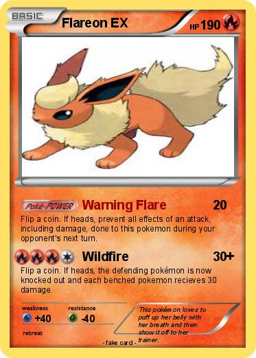 Pokemon Flareon EX