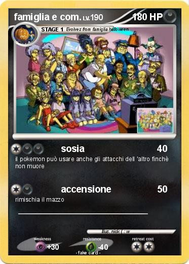 Pokemon famiglia e com.