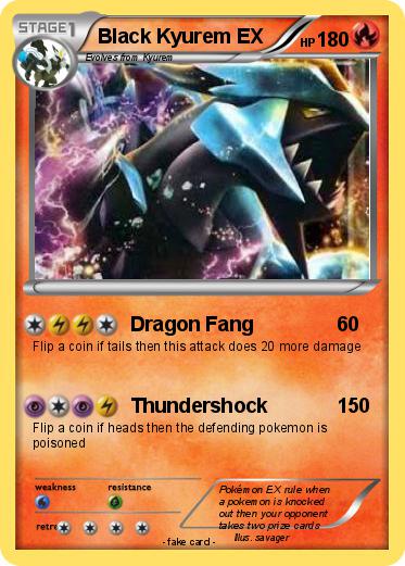 Pokemon Black Kyurem EX