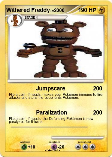Pokemon Withered Freddy