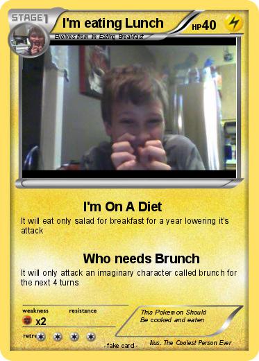 Pokemon I'm eating Lunch