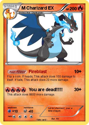 Pokemon M Charizard EX
