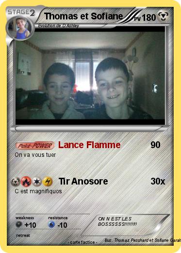Pokemon Thomas et Sofiane