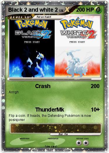 Pokemon Black 2 and white 2