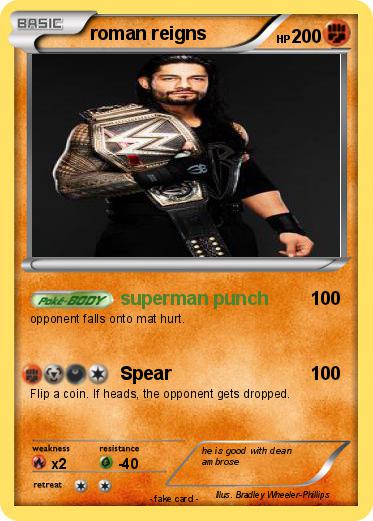 Pokemon roman reigns