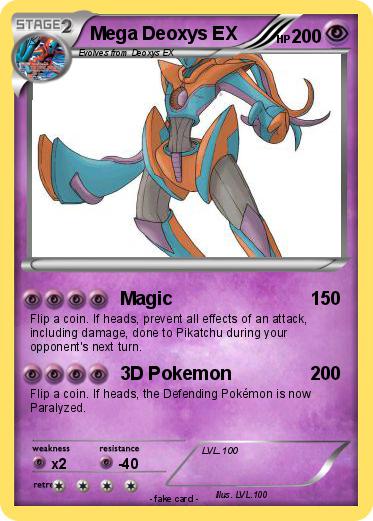 Pokemon Mega Deoxys EX