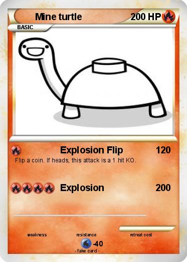 Pokemon Mine turtle