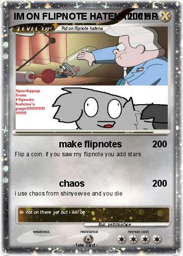 Pokemon IM ON FLIPNOTE HATENA!!!!!!!!
