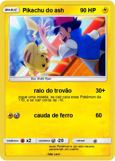Pokemon Pikachu do ash