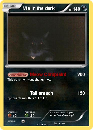Pokemon Mia in the dark