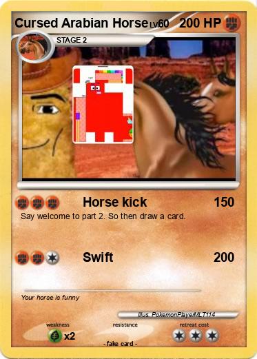 Pokemon Cursed Arabian Horse