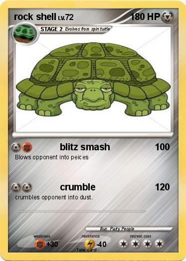 Pokemon rock shell