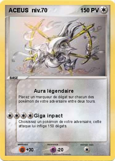 Pokemon ACEUS  niv.70