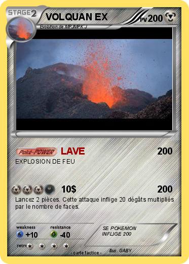 Pokemon VOLQUAN EX