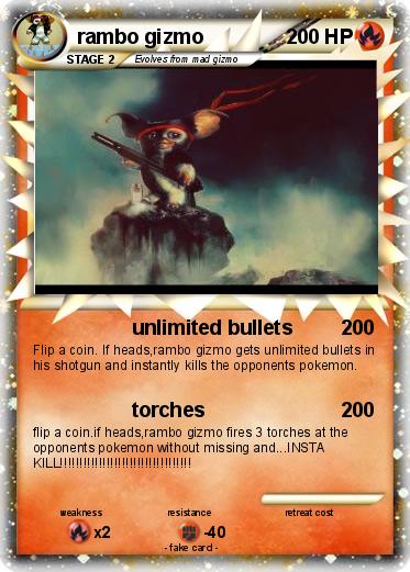 Pokemon rambo gizmo