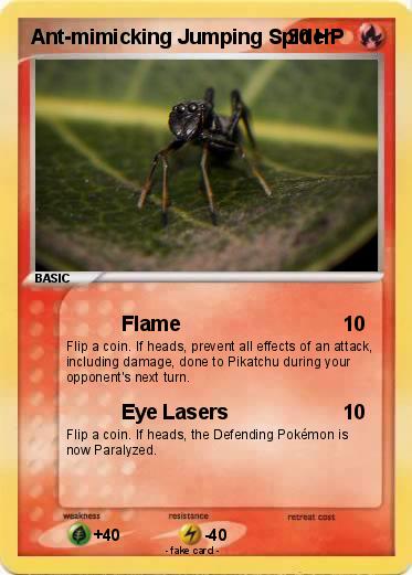 Pokemon Ant-mimicking Jumping Spider