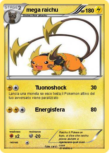 Pokemon mega raichu