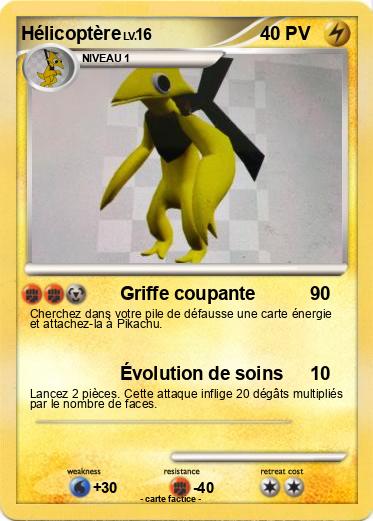 Pokemon Hélicoptère