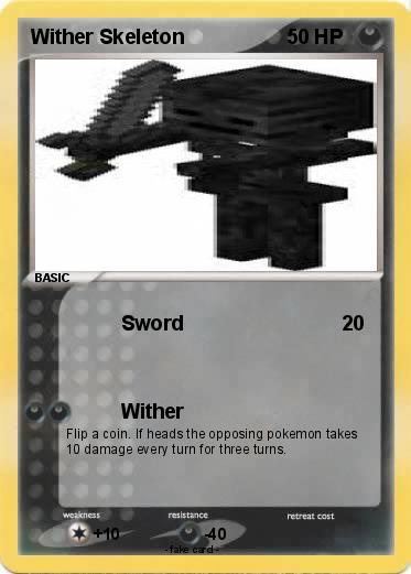 Pokemon Wither Skeleton