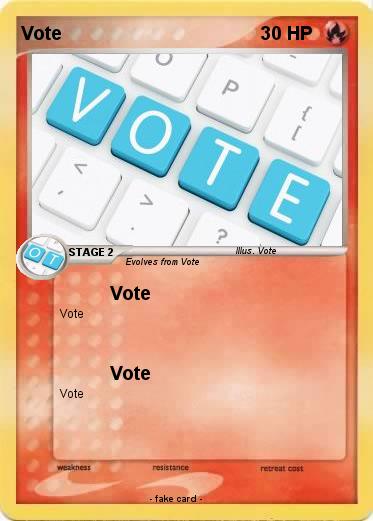 Pokemon Vote
