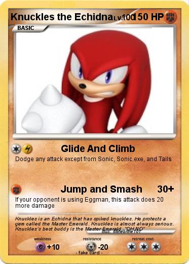Pokemon Knuckles the Echidna