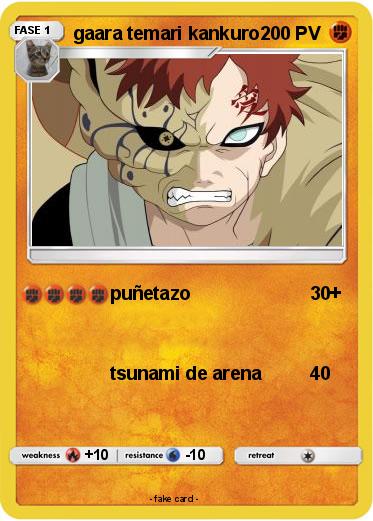 Pokemon gaara temari kankuro