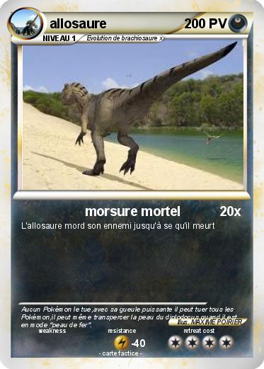 Pokemon allosaure