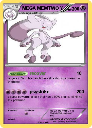 Pokemon MEGA MEWTWO Y
