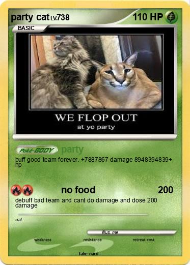 Pokemon party cat