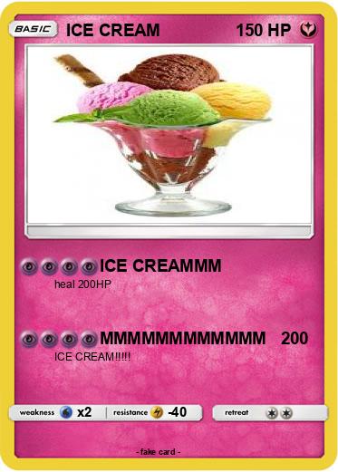 Pokemon ICE CREAM