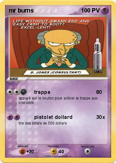 Pokemon mr burns