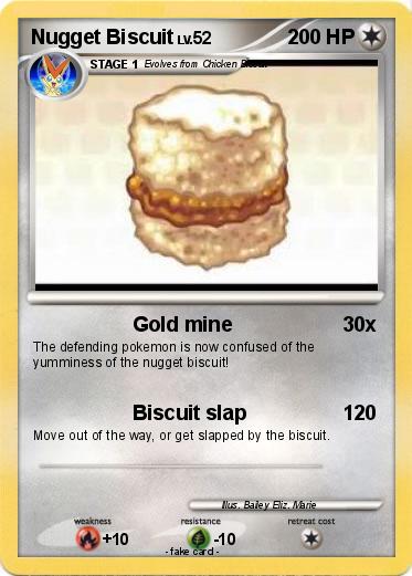 Pokemon Nugget Biscuit