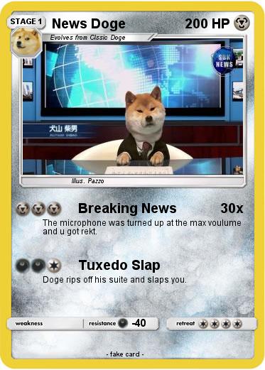 Pokemon News Doge