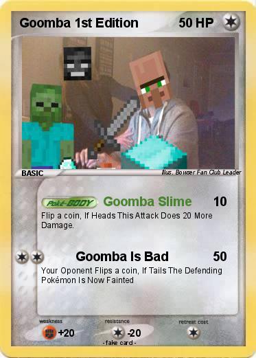 Pokemon Goomba 1st Edition