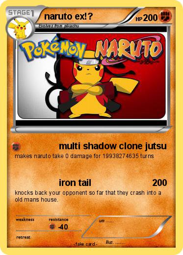 Pokemon naruto ex!?