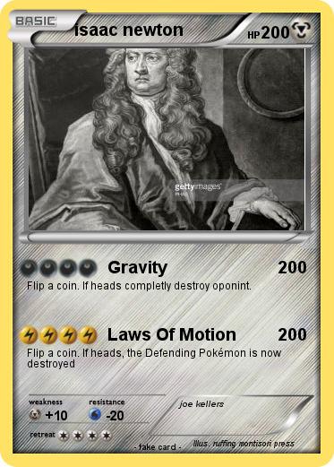 Pokemon isaac newton