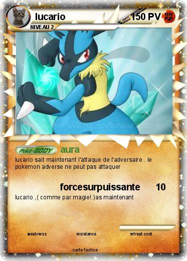 Pokemon lucario
